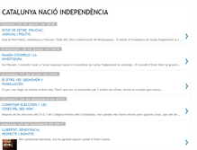 Tablet Screenshot of independentistescatalans.blogspot.com