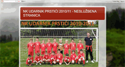 Desktop Screenshot of nk-udarnik-prstici-2010-2011.blogspot.com