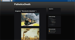 Desktop Screenshot of patheticxdeath.blogspot.com