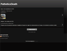 Tablet Screenshot of patheticxdeath.blogspot.com