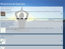 Tablet Screenshot of bioquimicaexercicio.blogspot.com