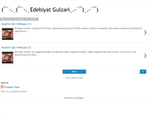 Tablet Screenshot of edebiyatgulzari.blogspot.com