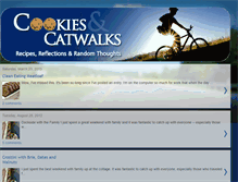 Tablet Screenshot of cookiescatwalks.blogspot.com