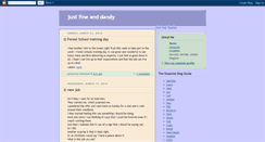 Desktop Screenshot of justfineanddandy.blogspot.com