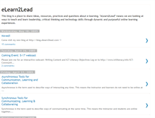 Tablet Screenshot of elearn2lead.blogspot.com