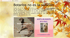 Desktop Screenshot of botarlosnoeslasolucion.blogspot.com