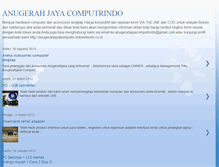 Tablet Screenshot of anugerahjayacomputrindo.blogspot.com