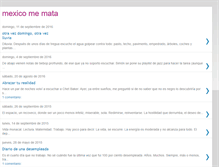 Tablet Screenshot of mexicomemata.blogspot.com