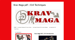 Desktop Screenshot of kravmagapdf.blogspot.com