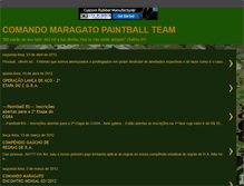 Tablet Screenshot of comandomaragatopaintballteam.blogspot.com