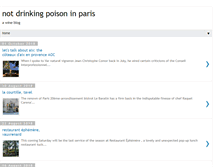 Tablet Screenshot of notdrinkingpoison.blogspot.com