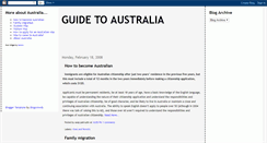 Desktop Screenshot of guidetoaustralia.blogspot.com