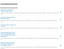 Tablet Screenshot of newstechscience.blogspot.com