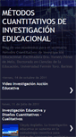 Mobile Screenshot of metodoscuantitativosdeinvestigacion.blogspot.com