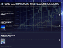 Tablet Screenshot of metodoscuantitativosdeinvestigacion.blogspot.com