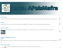 Tablet Screenshot of apaismafra-cartao.blogspot.com