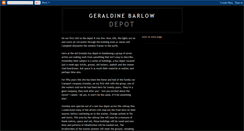 Desktop Screenshot of geraldine-barlow-depot-installation.blogspot.com