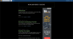Desktop Screenshot of ninjavideosucks.blogspot.com