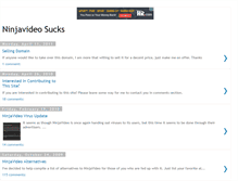 Tablet Screenshot of ninjavideosucks.blogspot.com