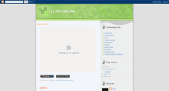 Desktop Screenshot of iloveenglish2008.blogspot.com