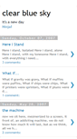 Mobile Screenshot of clear-blue.blogspot.com