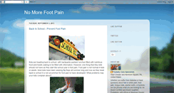 Desktop Screenshot of nomorefootpain.blogspot.com