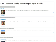 Tablet Screenshot of iamgrandmasandy.blogspot.com