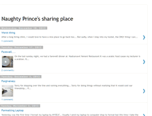 Tablet Screenshot of naughtyprincesharingplace.blogspot.com