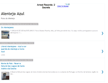 Tablet Screenshot of alentejoazul.blogspot.com