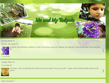 Tablet Screenshot of meandmytadpole.blogspot.com