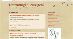 Desktop Screenshot of dramaturgibucuresteni.blogspot.com