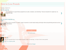 Tablet Screenshot of losepounds1.blogspot.com