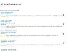 Tablet Screenshot of bestofallamericancannerreviews.blogspot.com