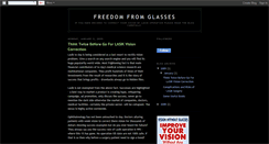 Desktop Screenshot of freedom-from-glasses.blogspot.com