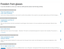 Tablet Screenshot of freedom-from-glasses.blogspot.com