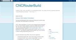 Desktop Screenshot of cncrouterbuild.blogspot.com