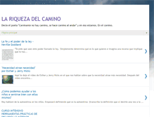 Tablet Screenshot of lariquezadelcamino.blogspot.com
