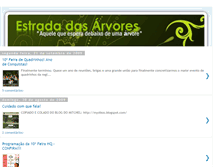 Tablet Screenshot of estradadasarvores.blogspot.com