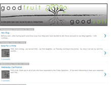 Tablet Screenshot of goodfruitgoodsoil.blogspot.com