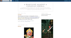 Desktop Screenshot of amasculistagainstacanadianliberal.blogspot.com