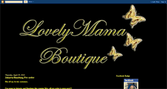 Desktop Screenshot of lovelyxmama.blogspot.com