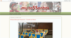 Desktop Screenshot of muitossonhos.blogspot.com