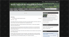 Desktop Screenshot of dakwahdanpendidikan.blogspot.com