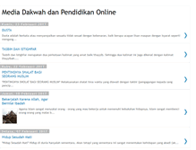 Tablet Screenshot of dakwahdanpendidikan.blogspot.com