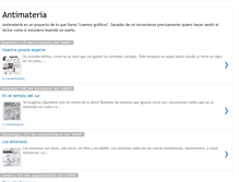 Tablet Screenshot of antimateria69.blogspot.com