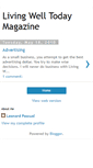 Mobile Screenshot of livingwelltodaymagazine.blogspot.com
