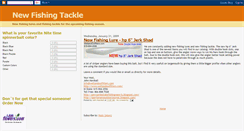 Desktop Screenshot of newfishingtackle.blogspot.com