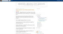 Desktop Screenshot of phoenix-arizona-dui-arrests.blogspot.com