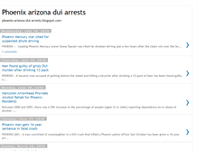 Tablet Screenshot of phoenix-arizona-dui-arrests.blogspot.com