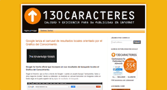 Desktop Screenshot of 130caracteres.blogspot.com